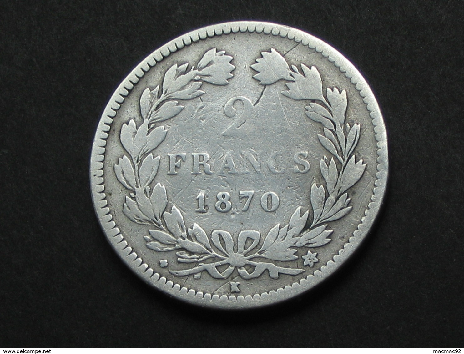 2 Franc CERES  1870  K **** EN ACHAT IMMEDIAT ***** - Otros & Sin Clasificación