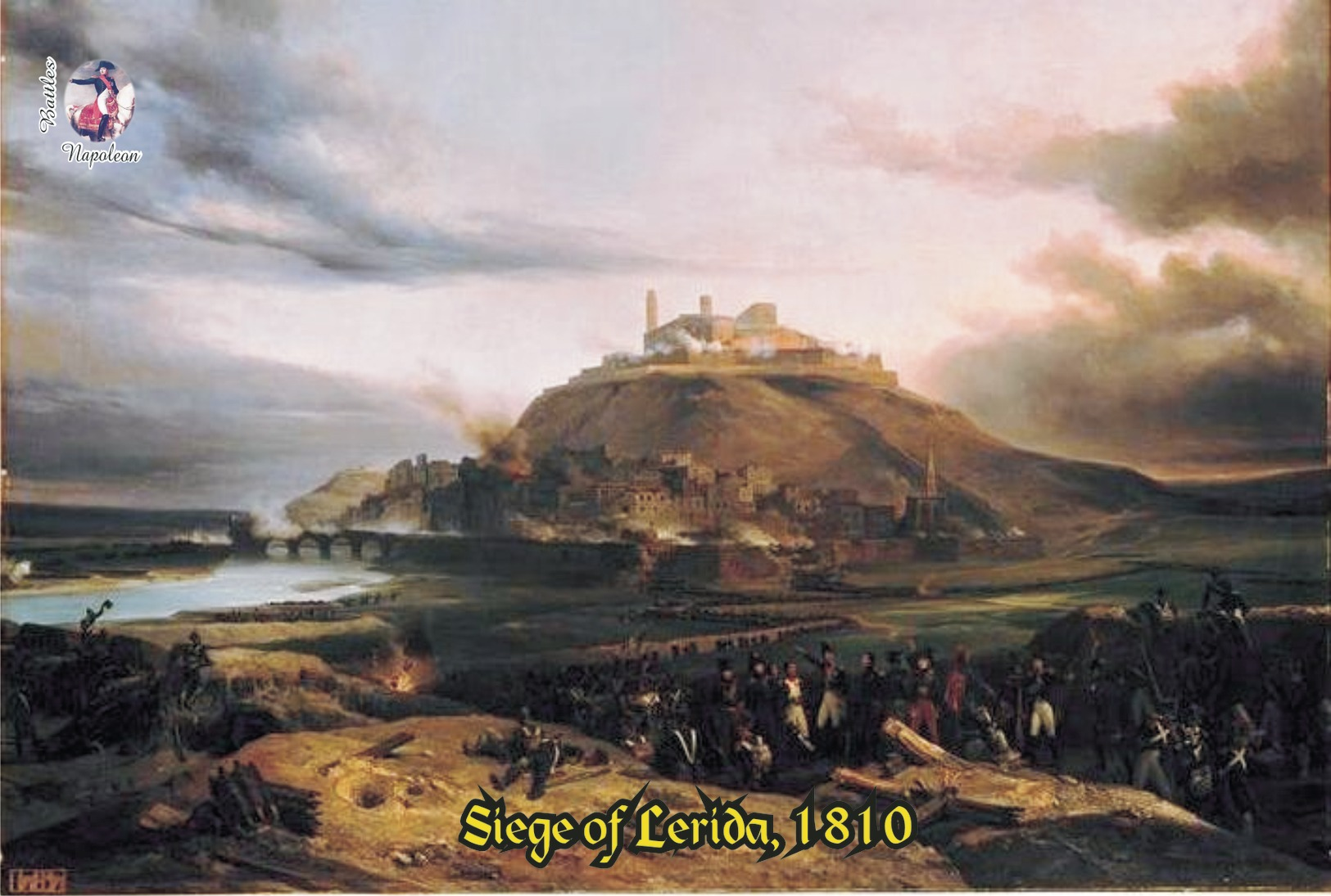 Carte Postale, Célébrités, Napoleon, Napoleonic Battles, 1810, Siege Of Lerida - Politicians & Soldiers