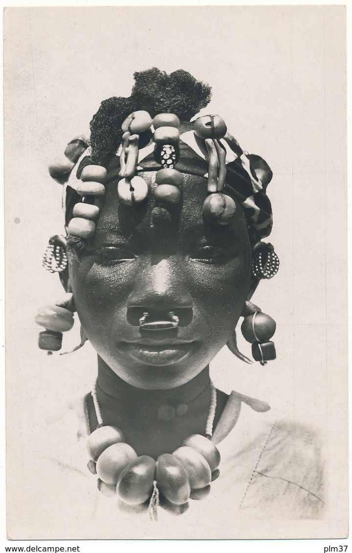 SOUDAN  - Femme Sarakolé - Coiffure, Bijoux - Collection G. Lerat - Mali