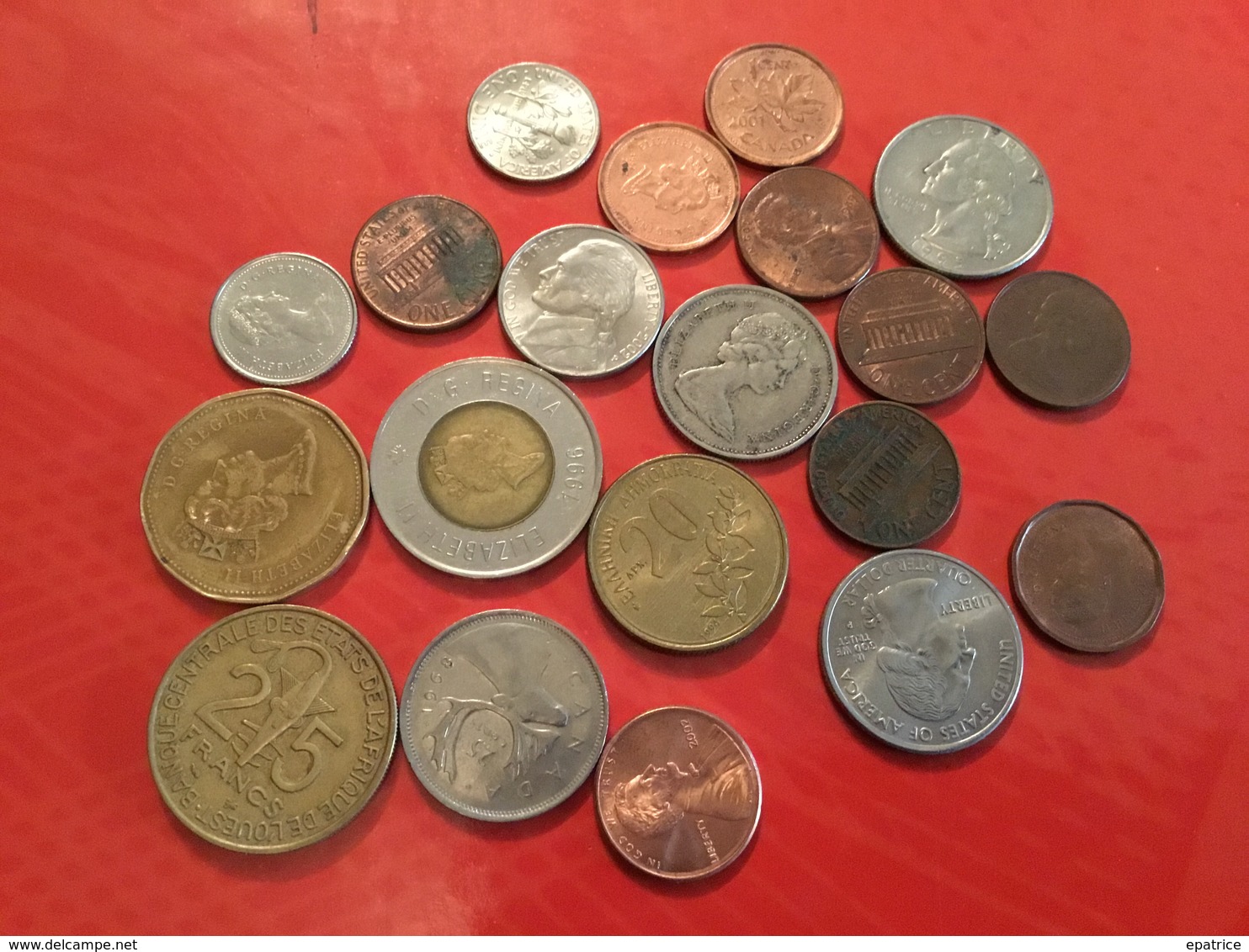 LOT DE 20 Pièces Voir Scan - Lots & Kiloware - Coins