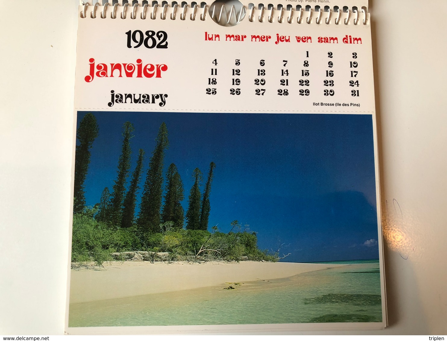 Nouvelle-Calédonie - Calendrier 1982 - 12 Cartes Postales Détachables - Big : 1981-90