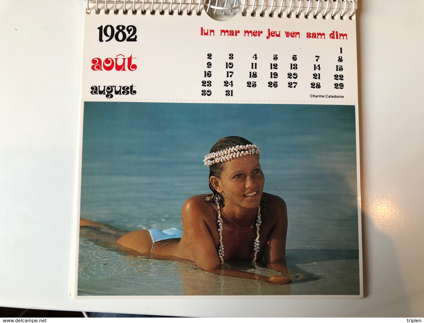 Nouvelle-Calédonie - Calendrier 1982 - 12 Cartes Postales Détachables - Tamaño Grande : 1981-90