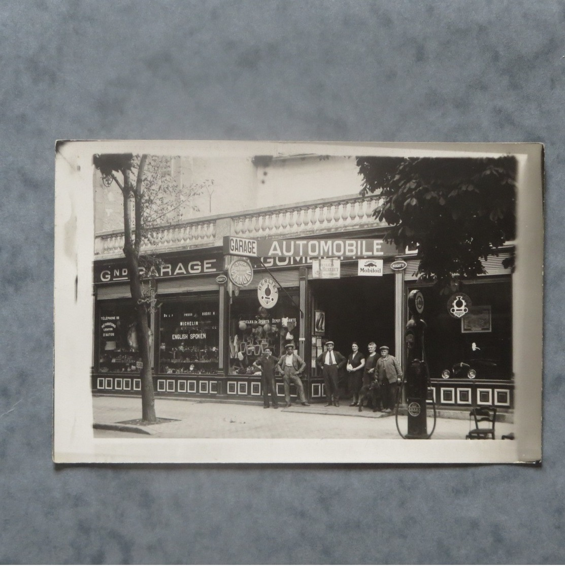 Carte Photo-12-Millau-Grand Garage Du Rouergue-A.GOMBERT-Pompe à Essence-Devanture - Millau