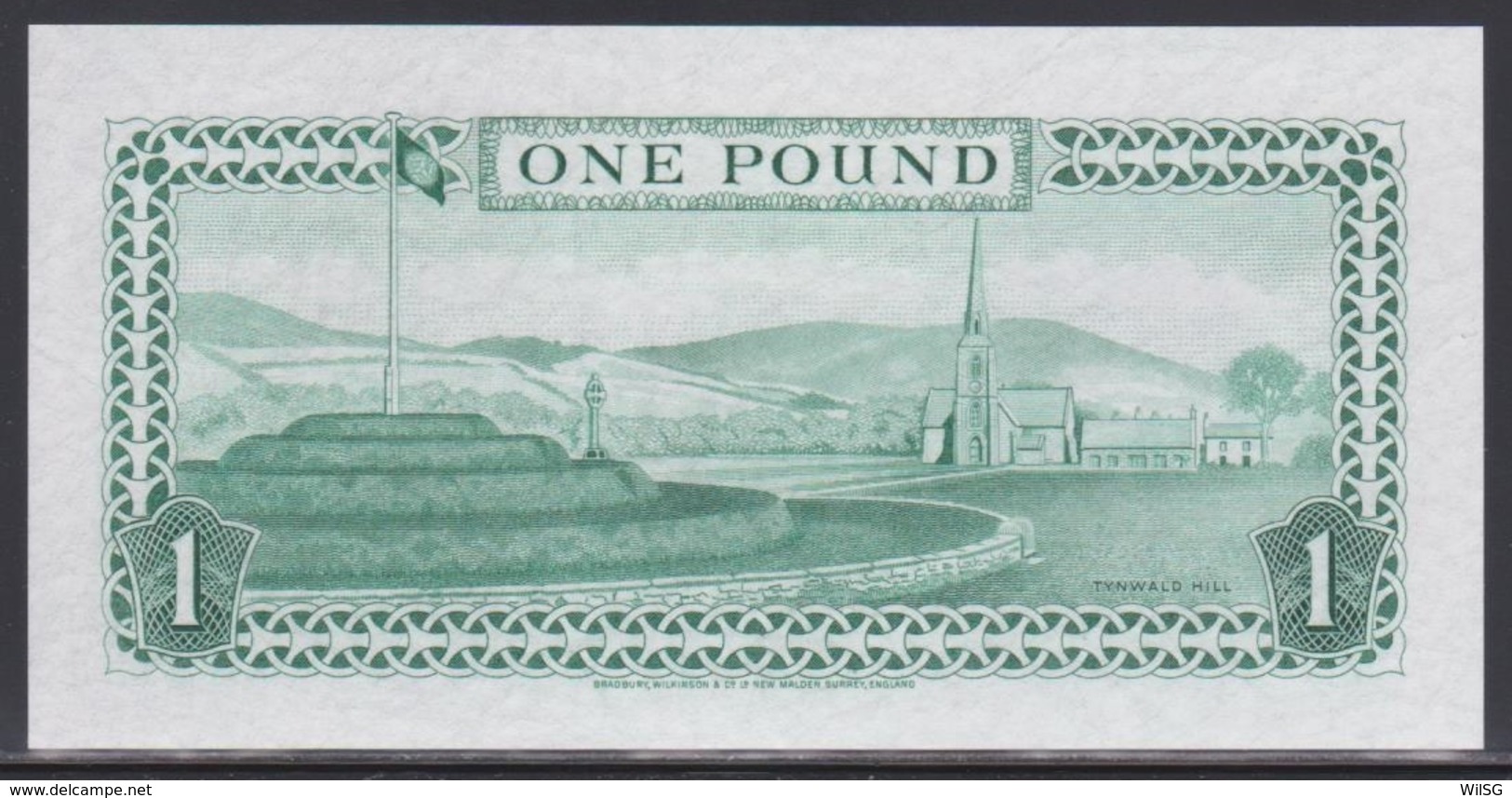 Isle Of Man 1 Pound (ND 1983) Plastic UNC - 1 Pound