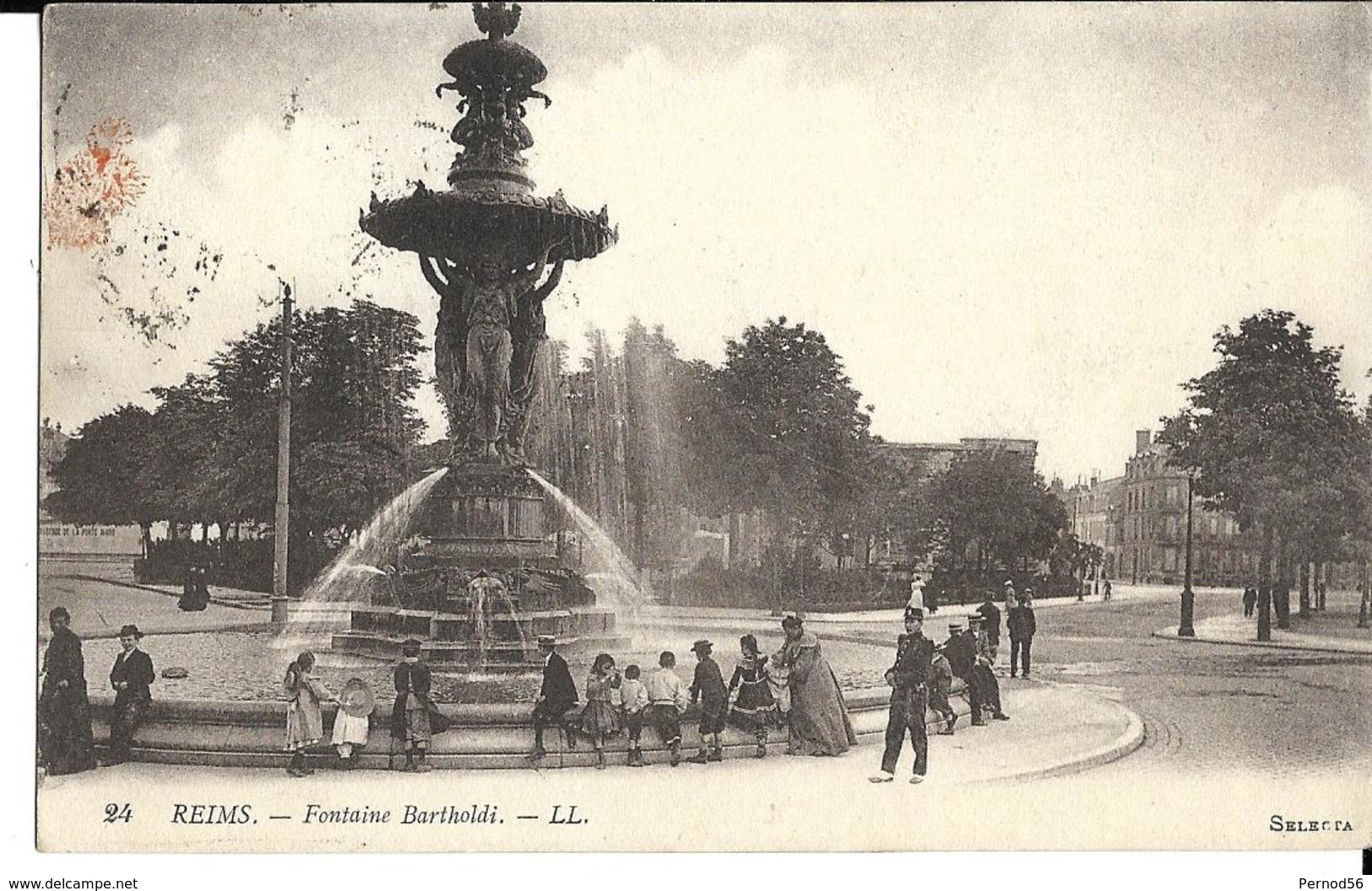 Fontaine BARTHOLDI    DAGUIN Reims Gare - Reims