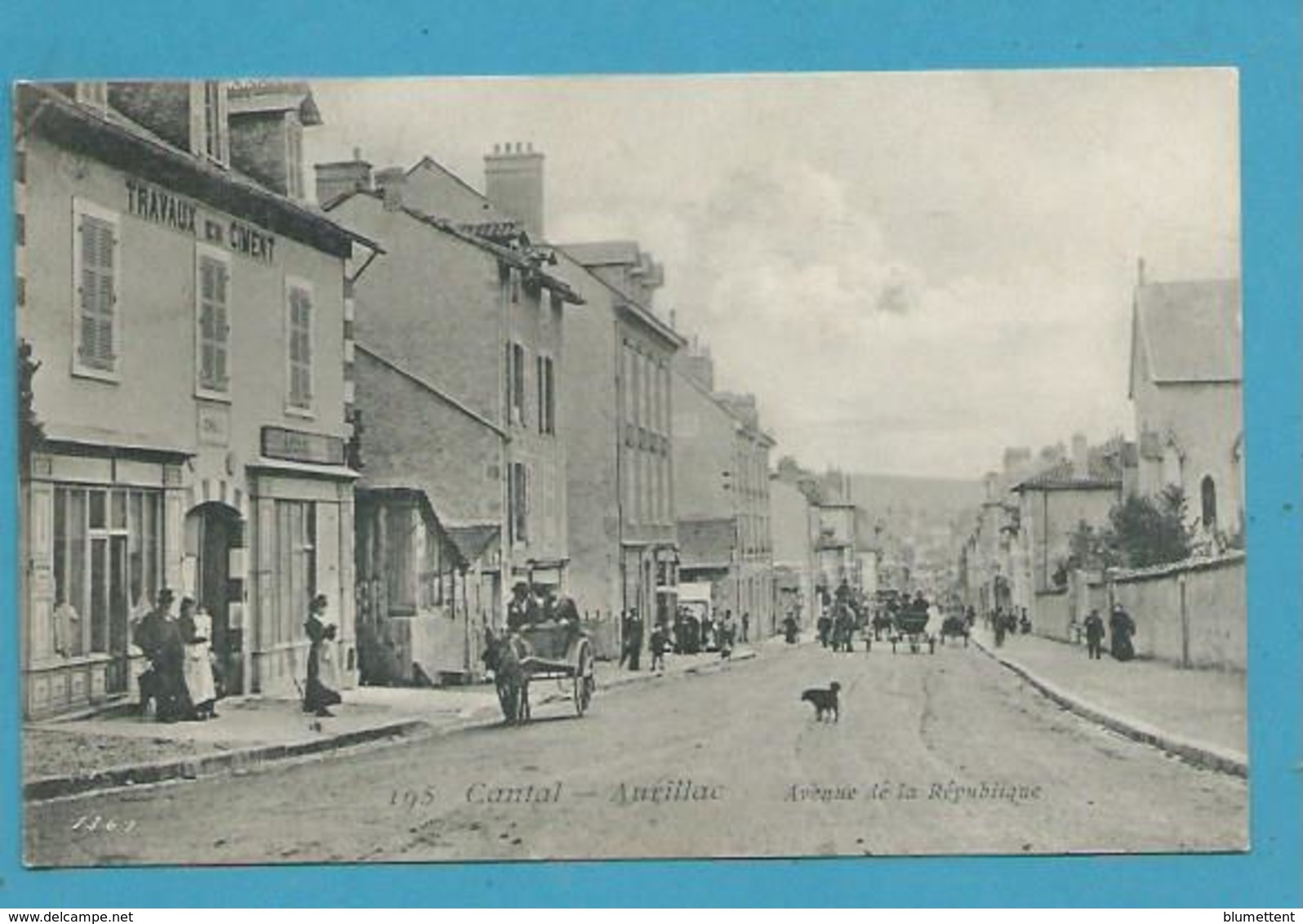 CPA 195 - Avenue De La République AURILLAC 15 - Aurillac