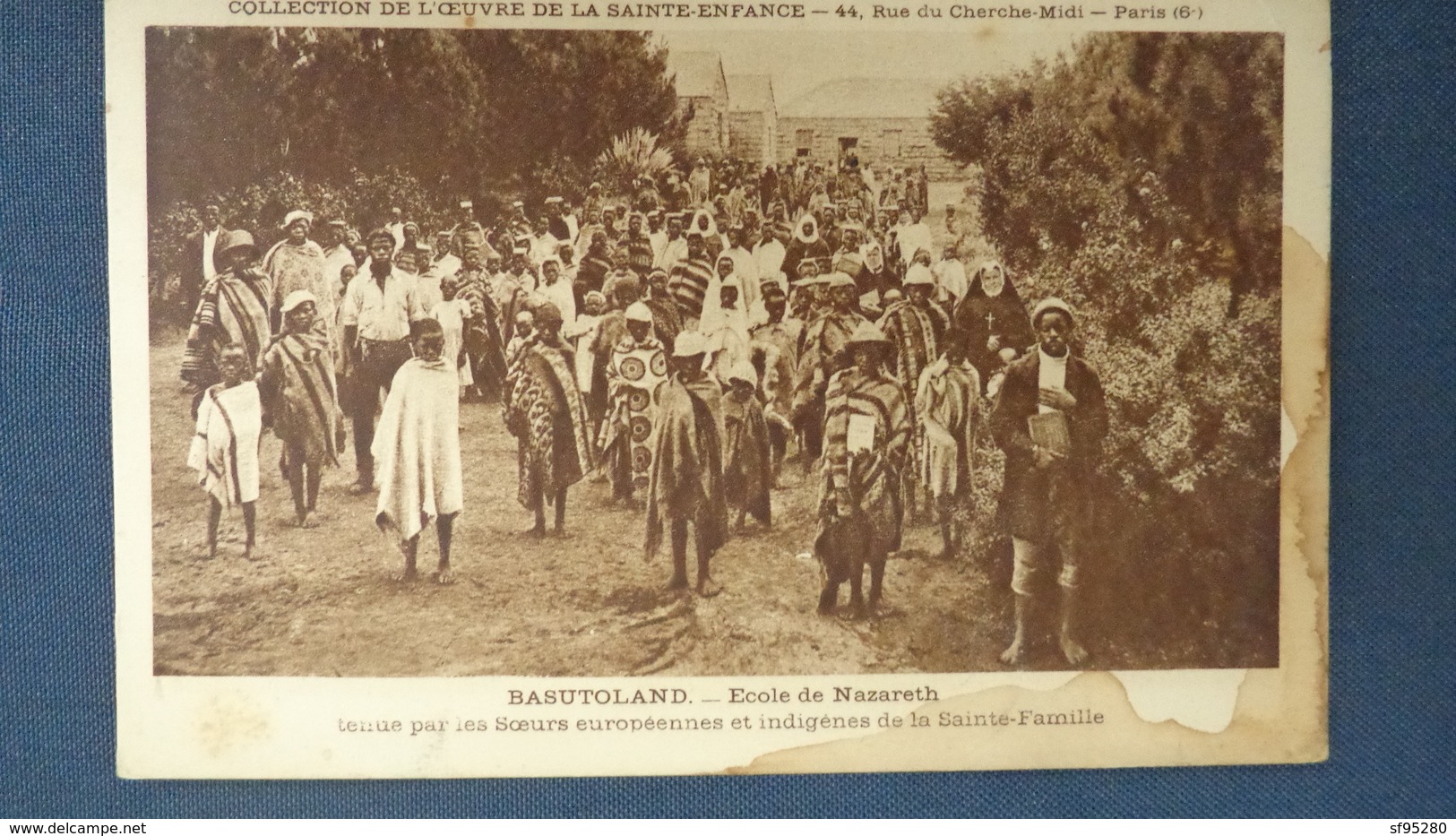 CPA COLLECTION DE L'OEUVRE DE LA SAINTE ENFANCE BASUTOLAND ECOLE DE NAZARETH - Lesotho