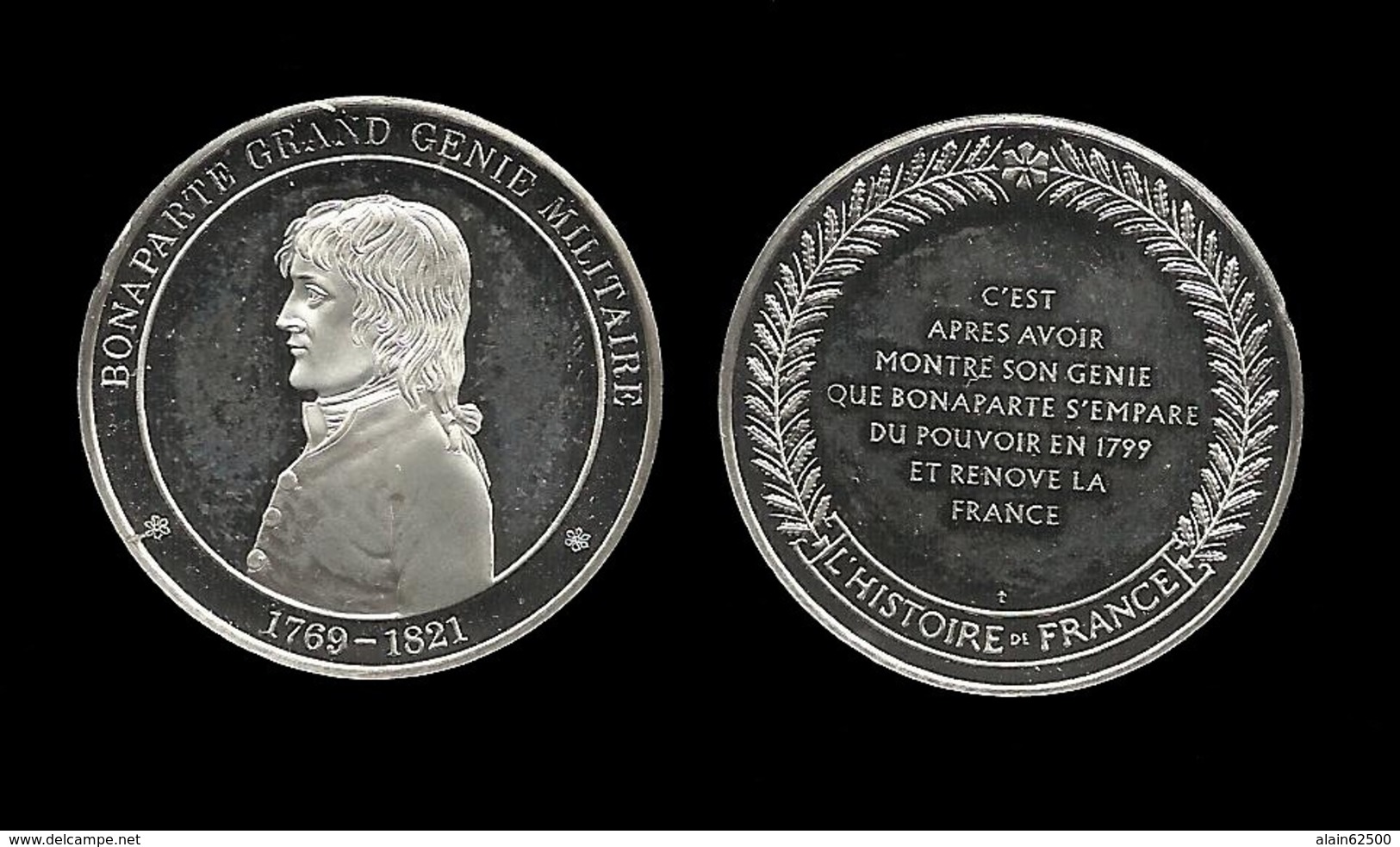 MEDAILLE DE BONAPARTE GRAND GENIE MILITAIRE . - Royal / Of Nobility