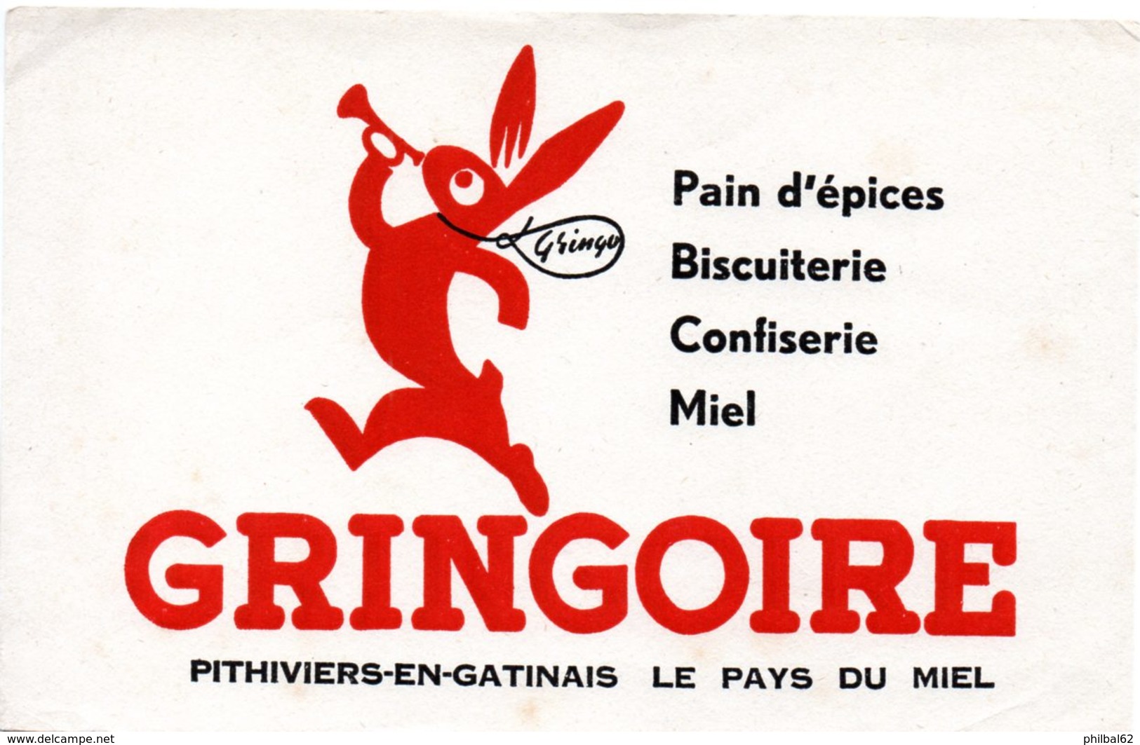 Buvard Pain D'épices Gringoire - Pain D'épices