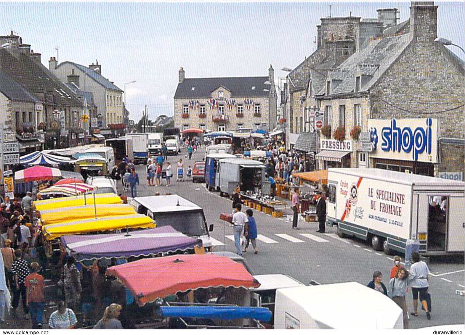 50 - Les PIEUX - Jour De Marché - "SHOPI" - Fromage: Hautbois Agon-Coutainville - Coll. Maison Branlard - Impr. Naviliat - Autres & Non Classés