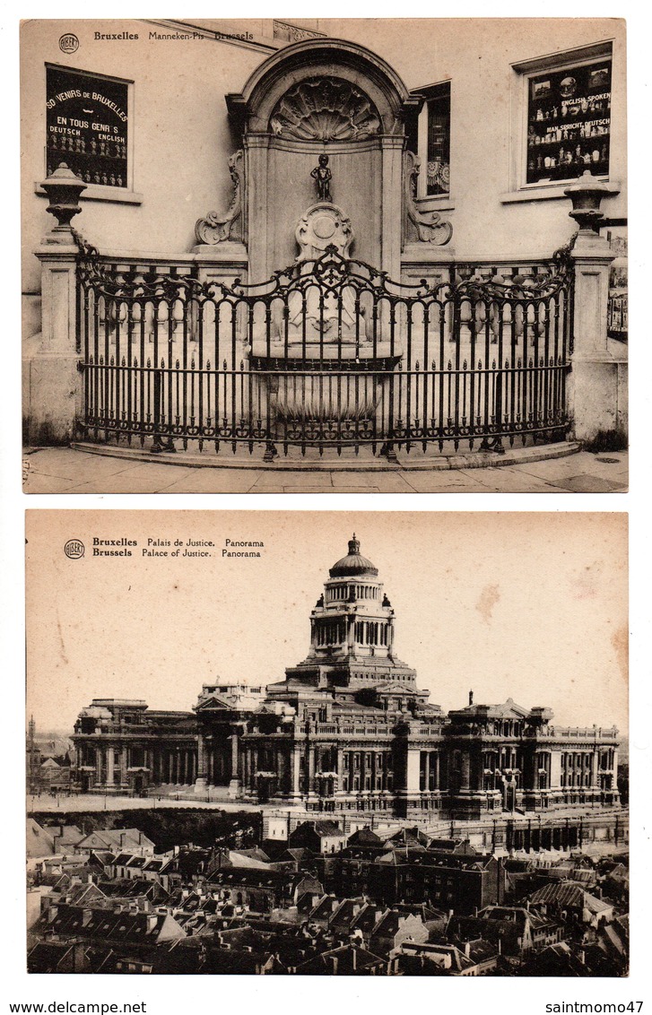 BELGIQUE . BRUXELLES . 3 CARTES POSTALES GRAND FORMAT - Réf. N°3F - - Loten, Series, Verzamelingen