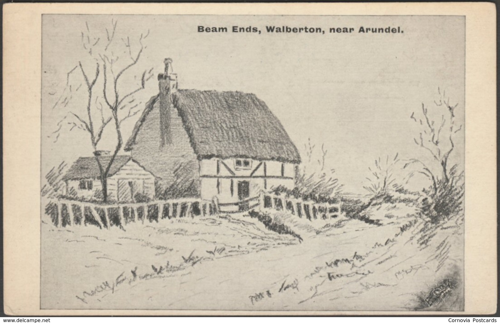 Beam Ends, Walberton, Near Arundel, Sussex, C.1920s - Postcard - Other & Unclassified