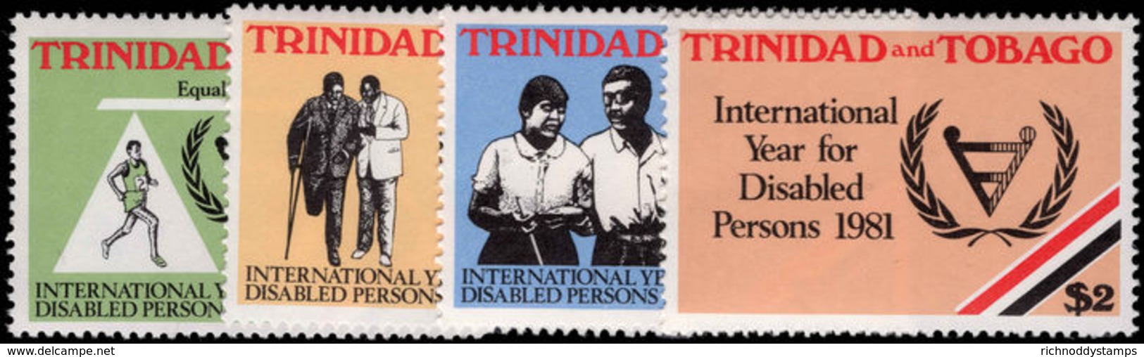 Trinidad & Tobago 1981 International Year Of The Disabled Person Unmounted Mint. - Trinidad & Tobago (1962-...)