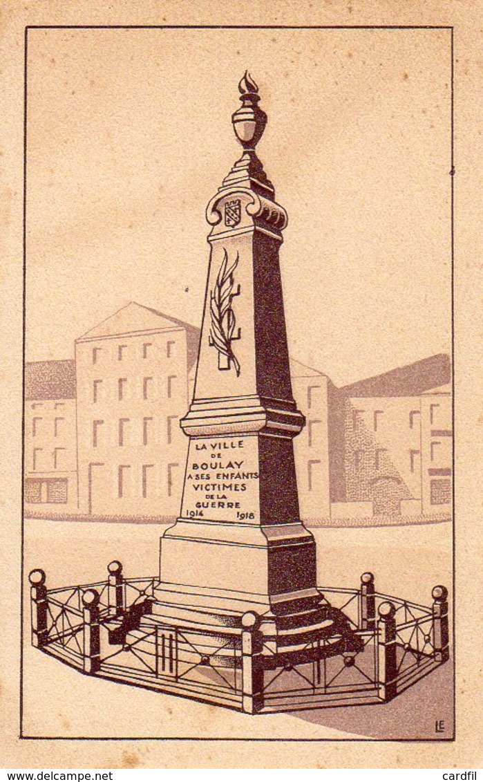 57 BOULAY Monument Aux Morts - Boulay Moselle