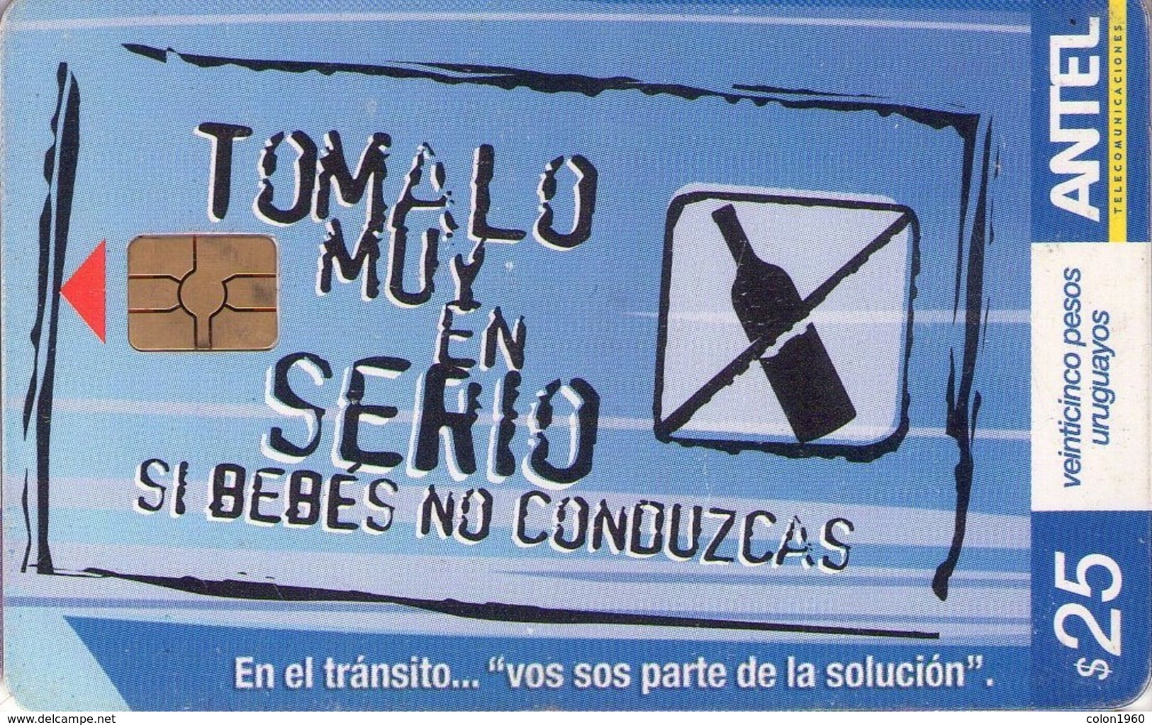 TARJETA TELEFONICA DE URUGUAY, 501a (013) - Uruguay
