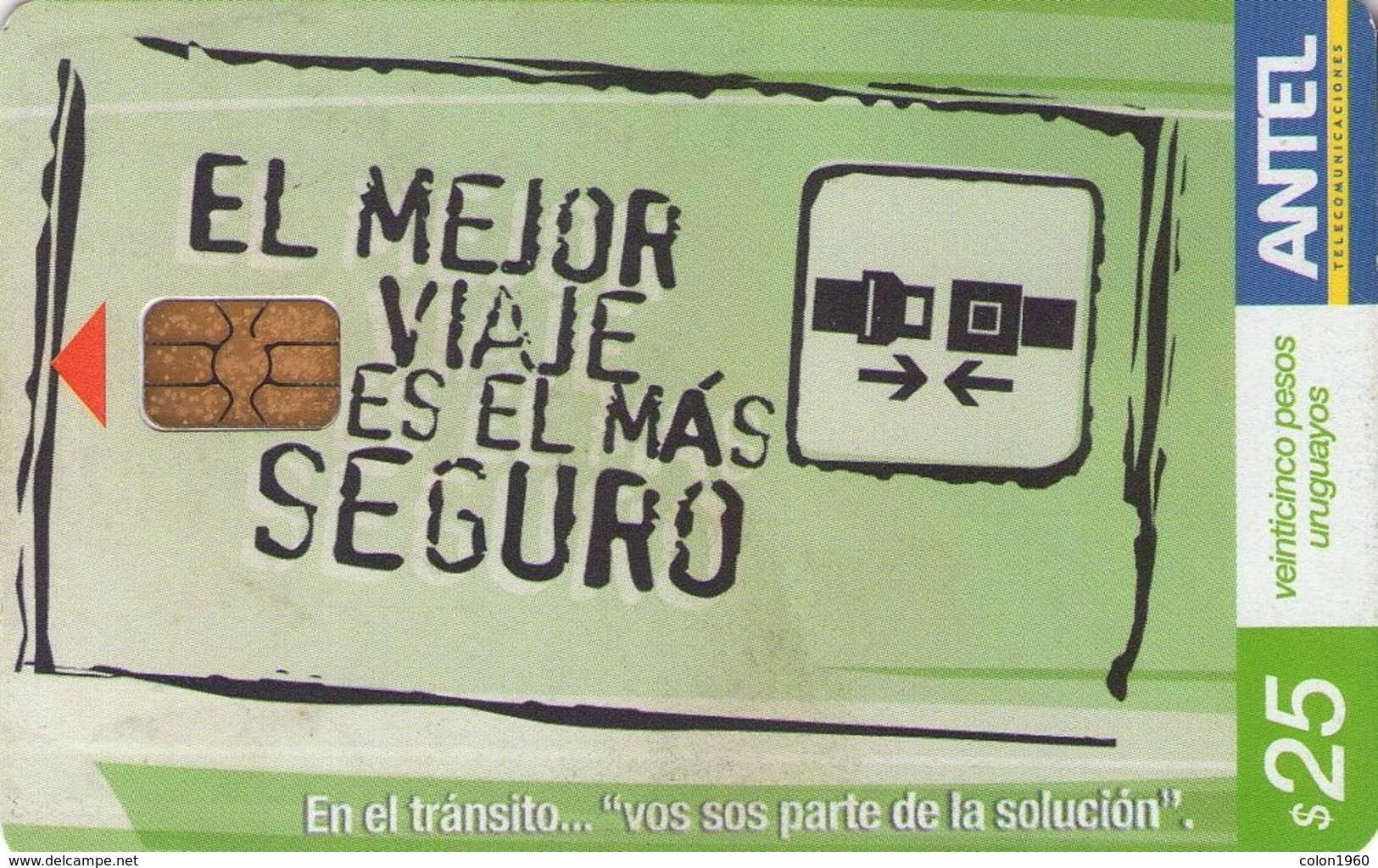 TARJETA TELEFONICA DE URUGUAY, 493a (014) - Uruguay