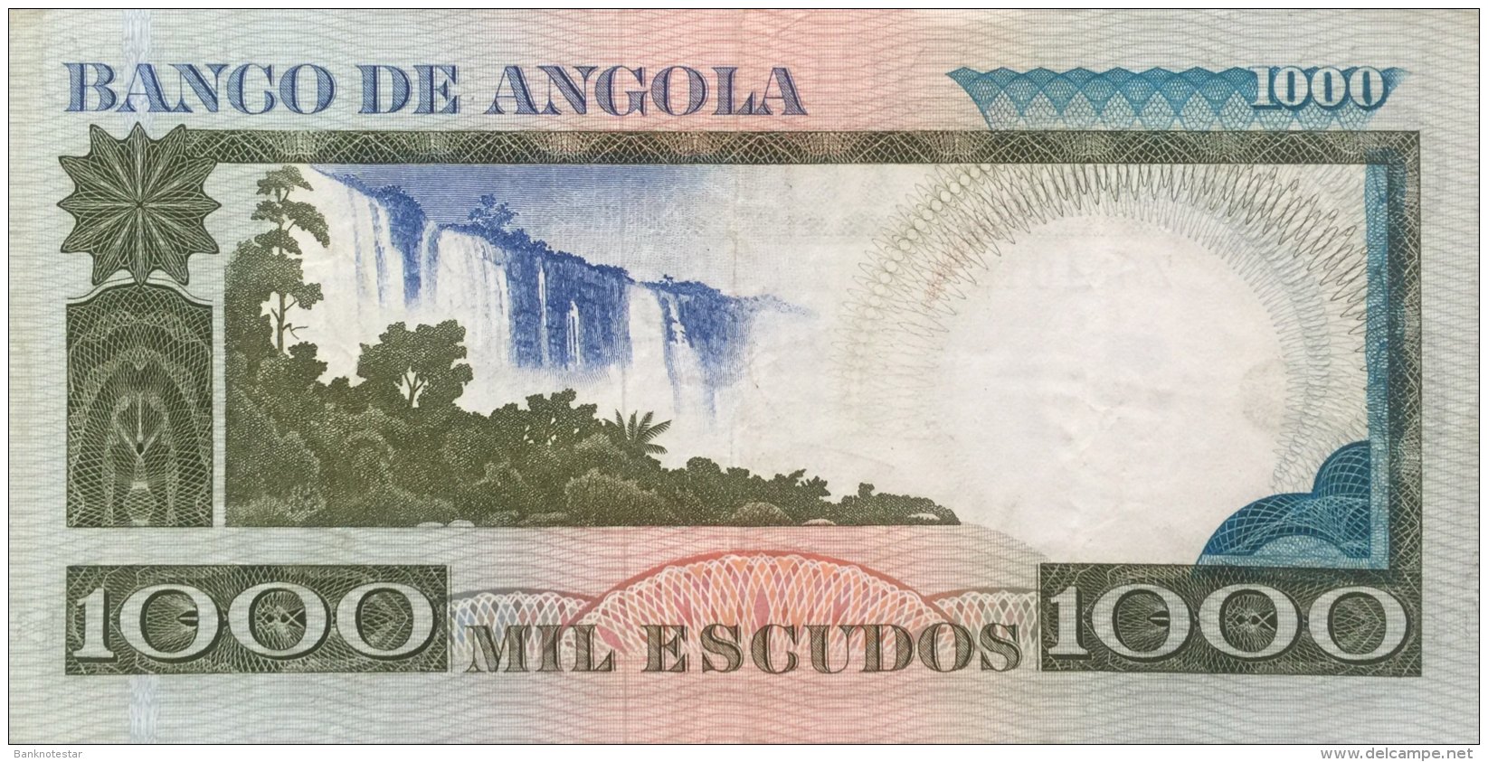 Angola 1.000 Escudos, P-108r 1970  - Ersatzbanknote/Replacement Issue - Angola