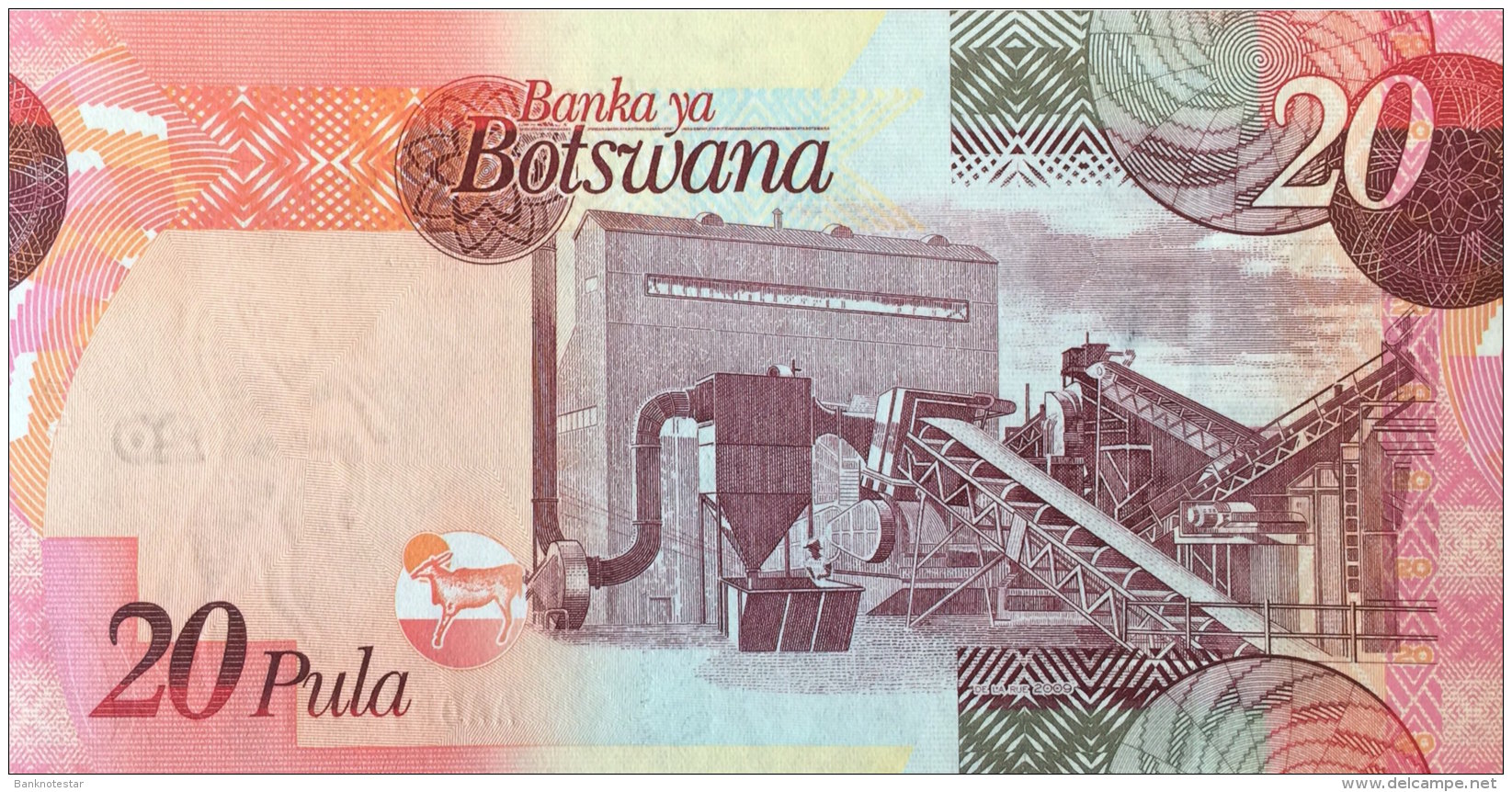 Botswana 20 Pula, P-31a (2009) UNC - Botswana