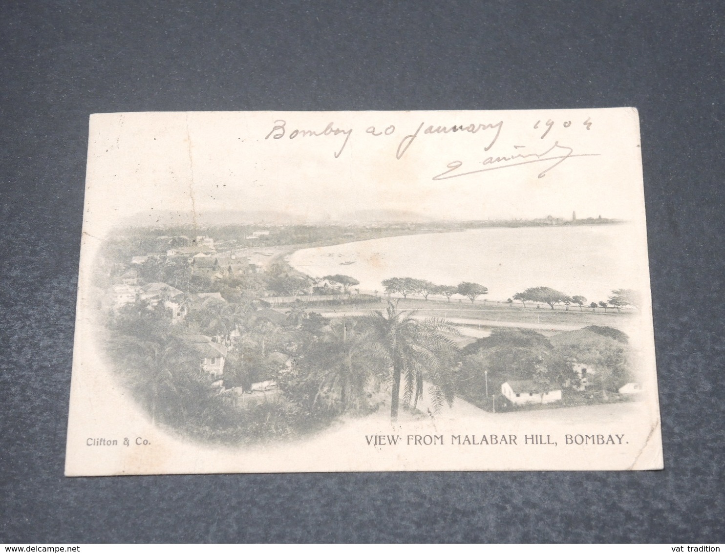 INDE - Affranchissement De Bombay Sur Carte Postale En 1904 Pour Tunis - L 17020 - 1902-11  Edward VII