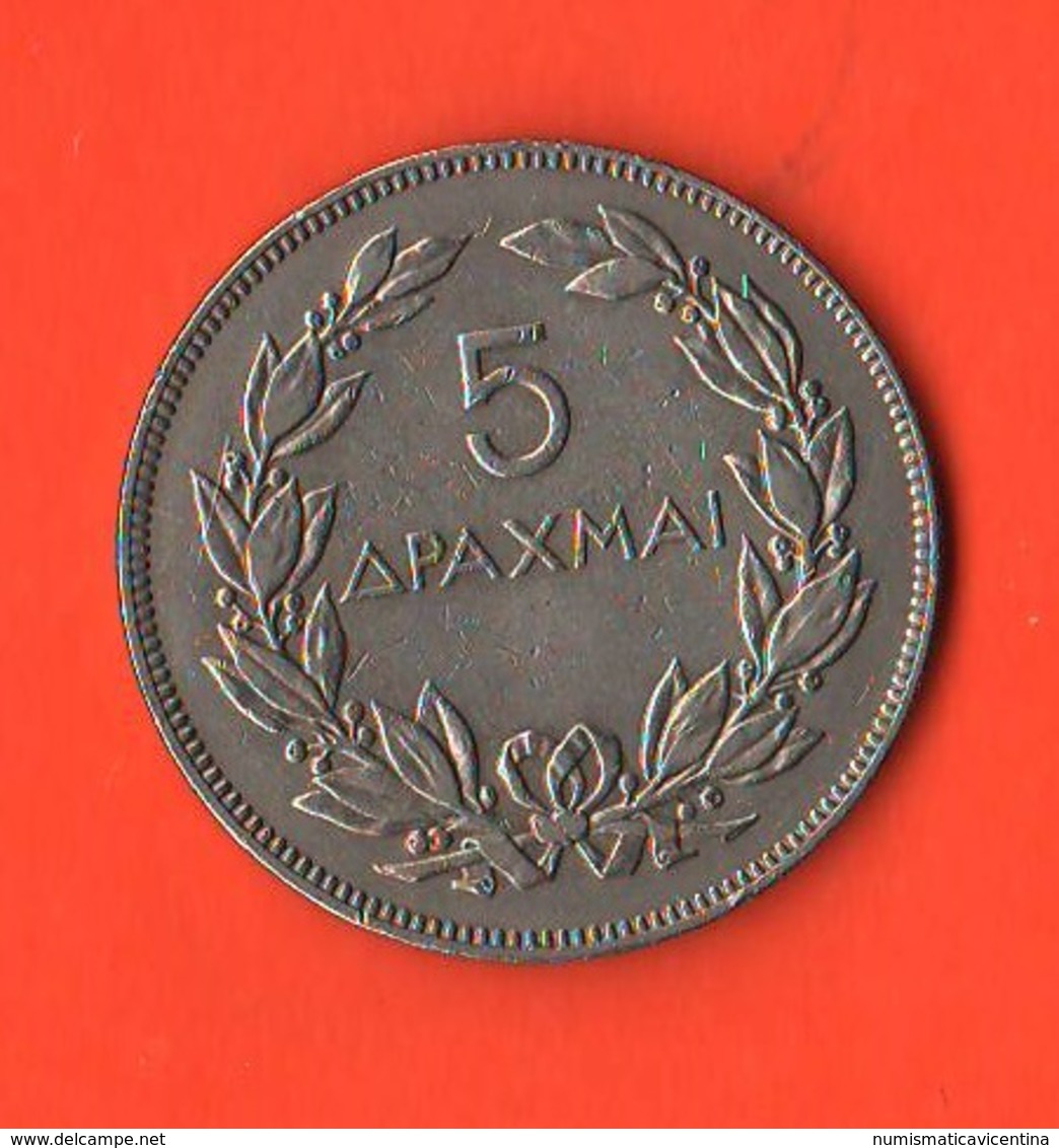 Grecia Greece 5 Drachmai 1930 - Brazil