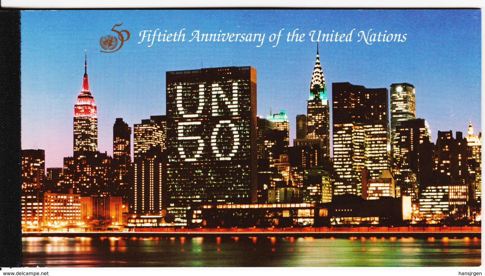 WIT621 UNO NEW YORK 1995 WELTERBE MH 1 Gestempeltes / Entwertetes MARKENHEFT - Carnets
