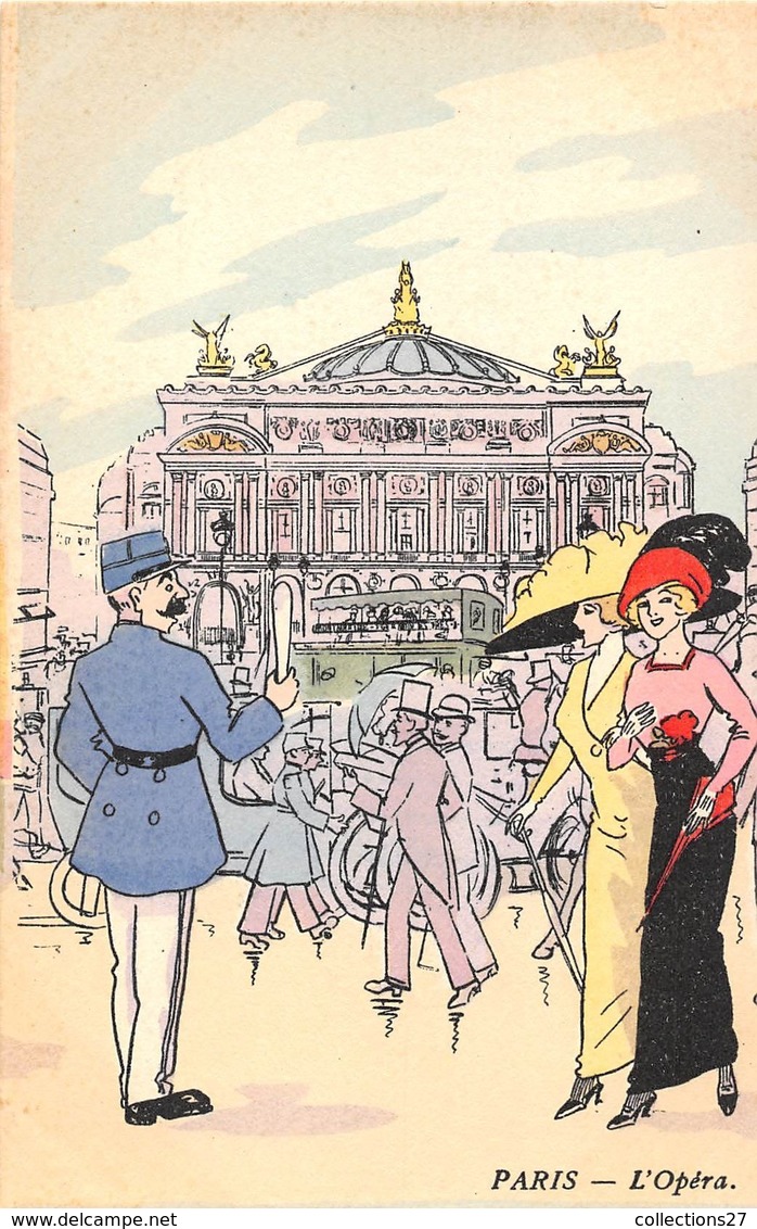 CARTE DE MODE- PARIS ,L'OPERA - Mode