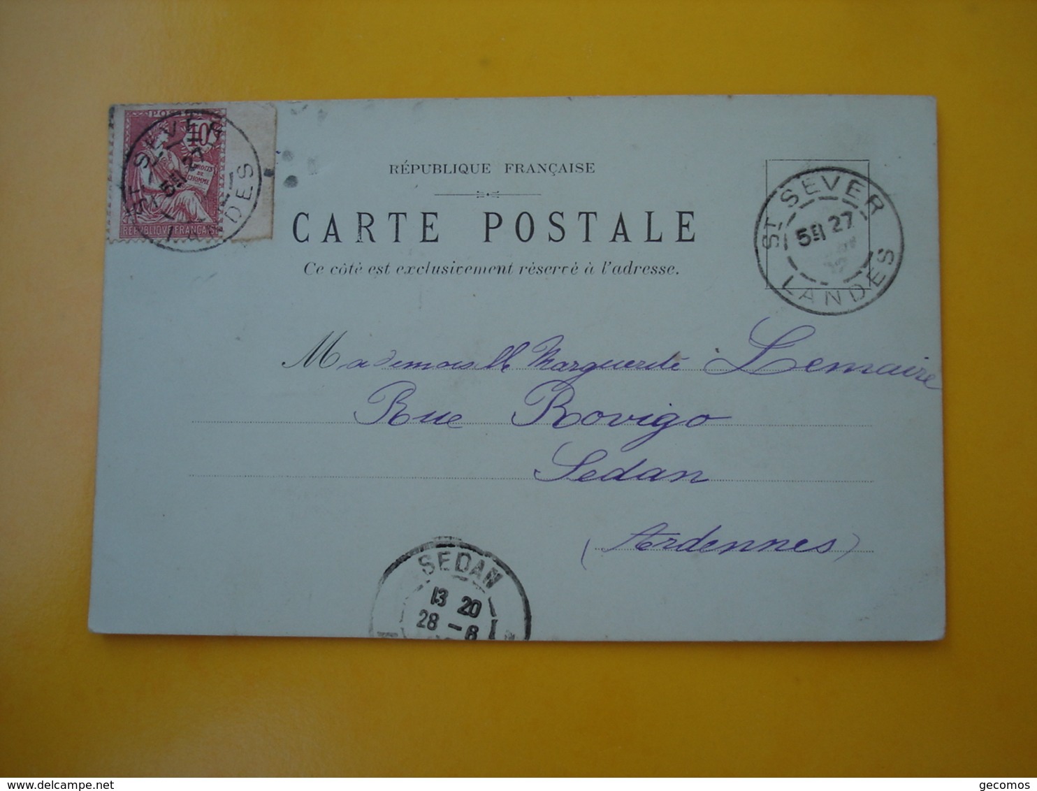 40 - MULETIERS DES LANDES (cachet ST SEVER) - Saint Sever