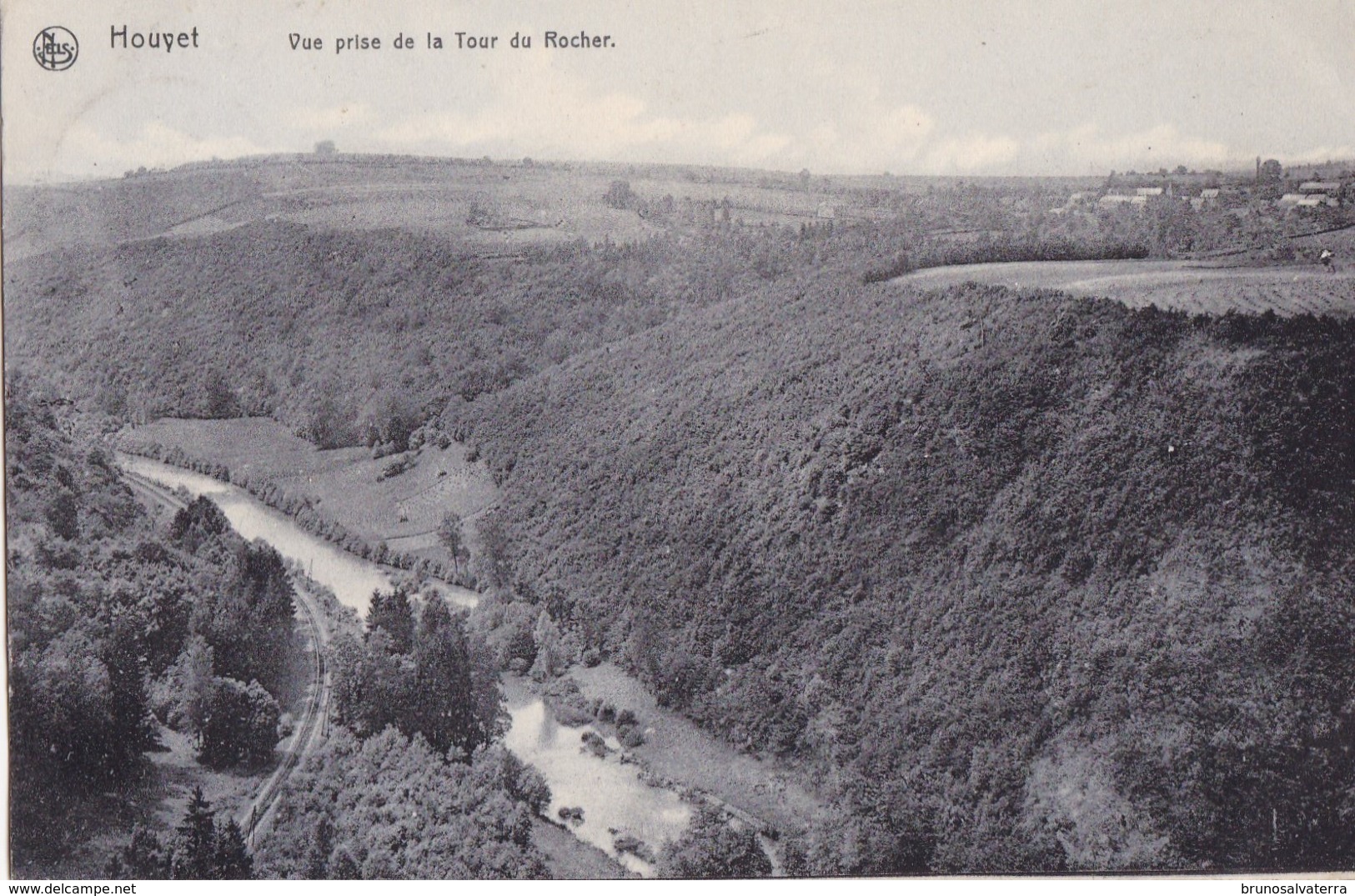 HOUYET - Vue Prise De La Tour Du Rocher - Houyet