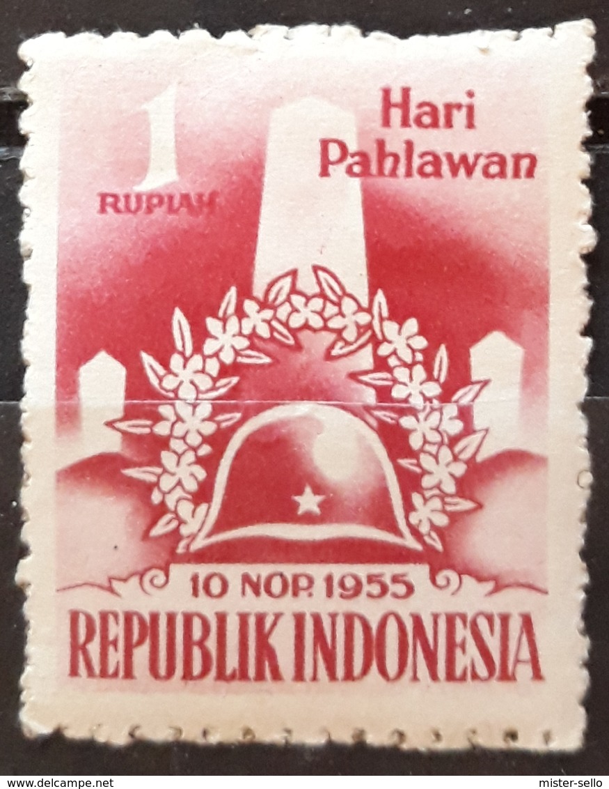 INDONESIA 1955 Heroes' Day. NUEVO - MH * - Indonesia