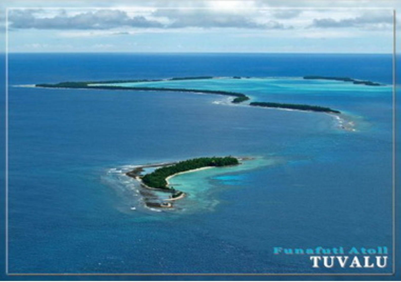 Lot 4 Postcards - Tuvalu Islands Funafuti Atoll Vaiaku South Pacific Ellice Islands - Tuvalu