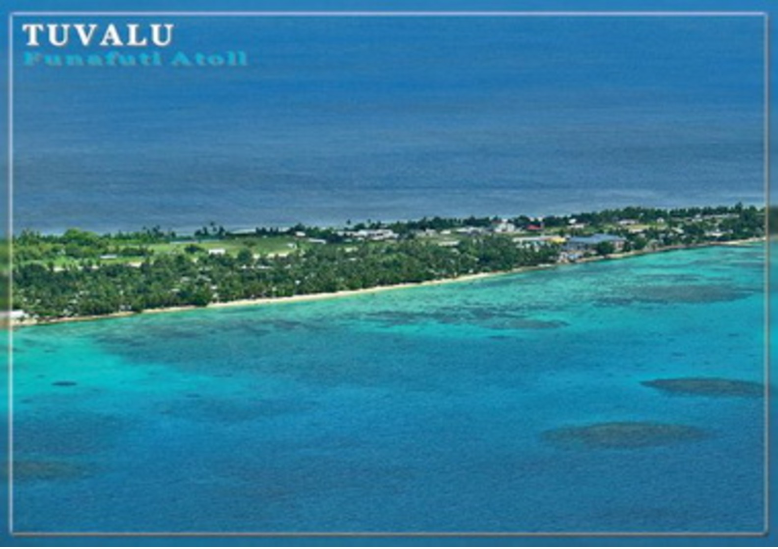 Lot 4 Postcards - Tuvalu Islands Funafuti Atoll Vaiaku South Pacific Ellice Islands - Tuvalu