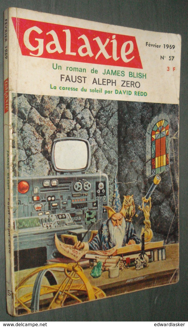 Revue GALAXIE N°57 : James Blish, Robert Silverberg, ... - Opta 1969 - Assez Bon état - Fiction