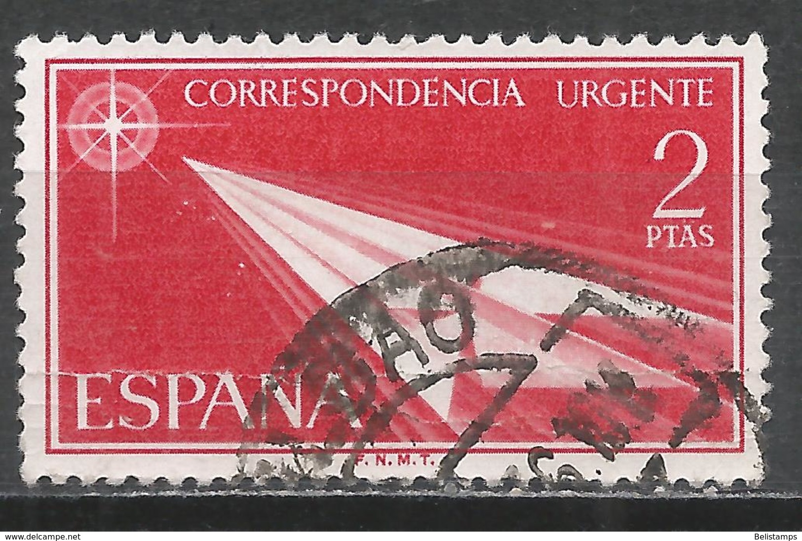Spain 1956. Scott #E21 (U) ''Flight'' - Exprès