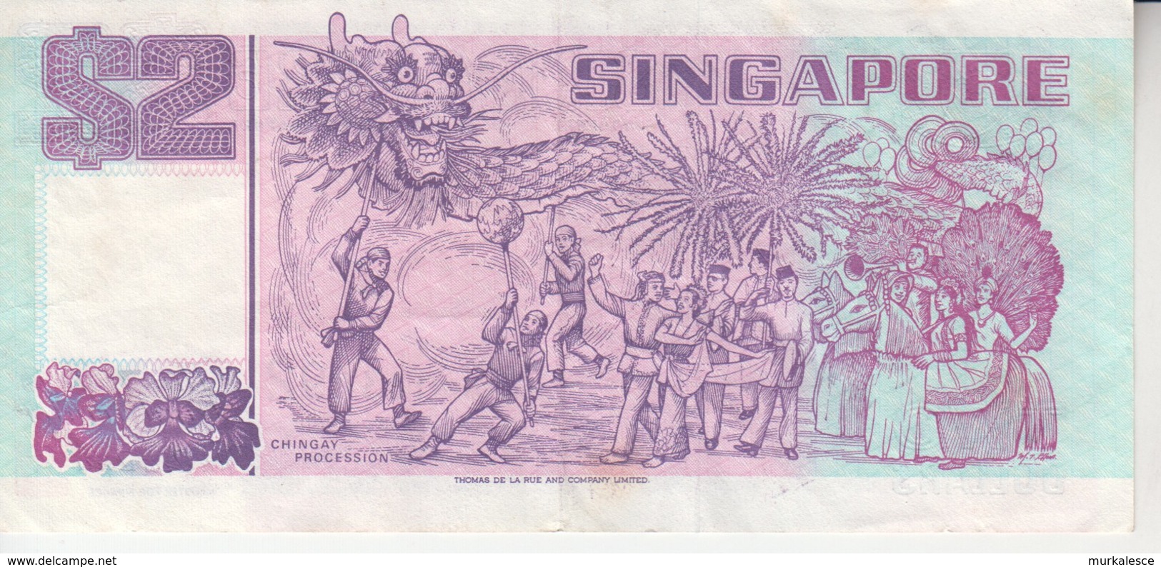 2191   SINGAPORE TWO DOLLARS - Singapour