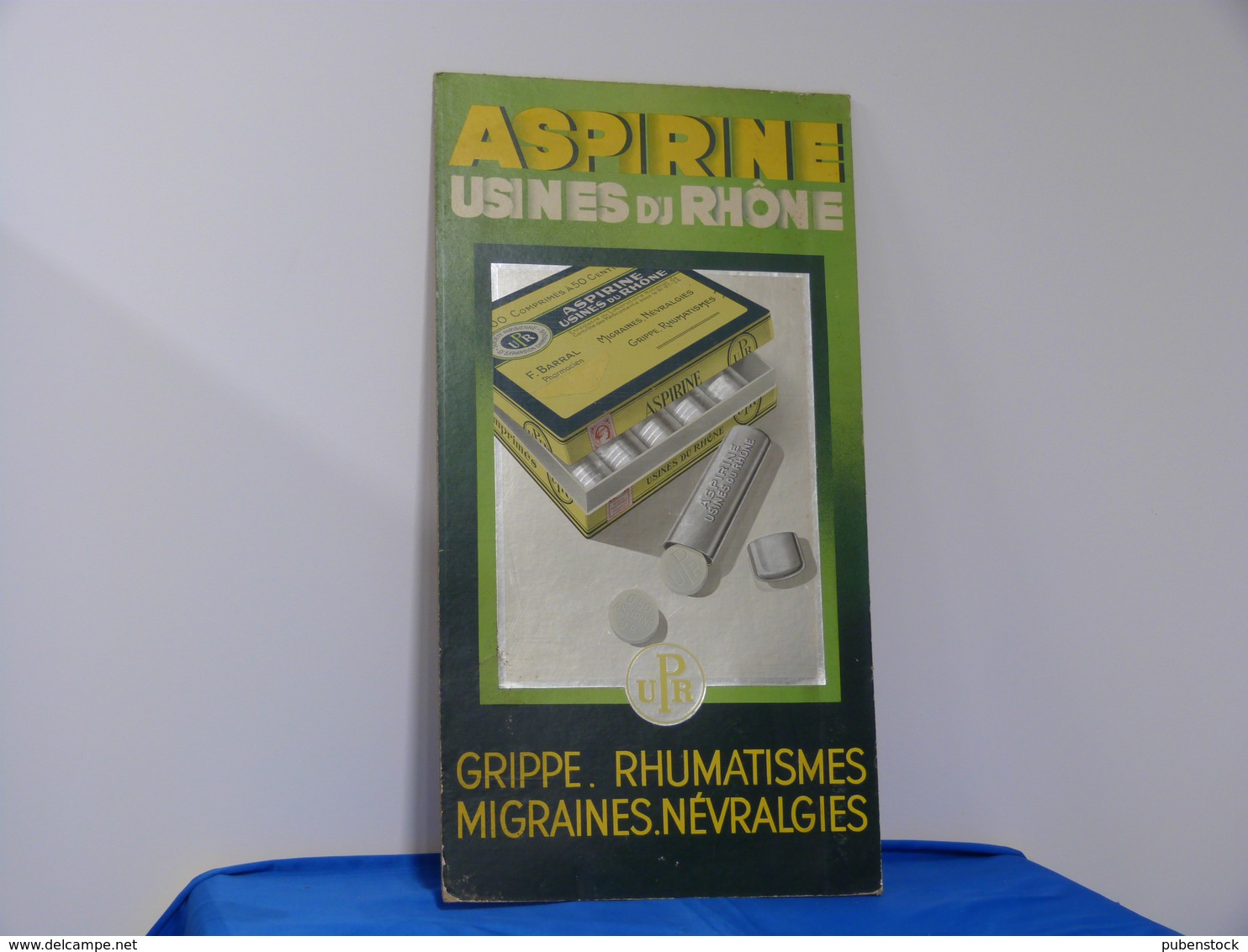 Plaque Carton "ASPIRINE" - Paperboard Signs