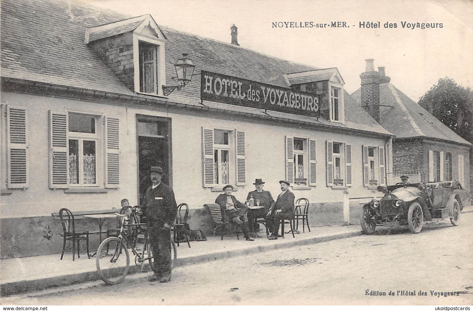 CPA - 80,  NOYELLES Sur MER, Hotel Des Voyageurs - Noyelles-sur-Mer