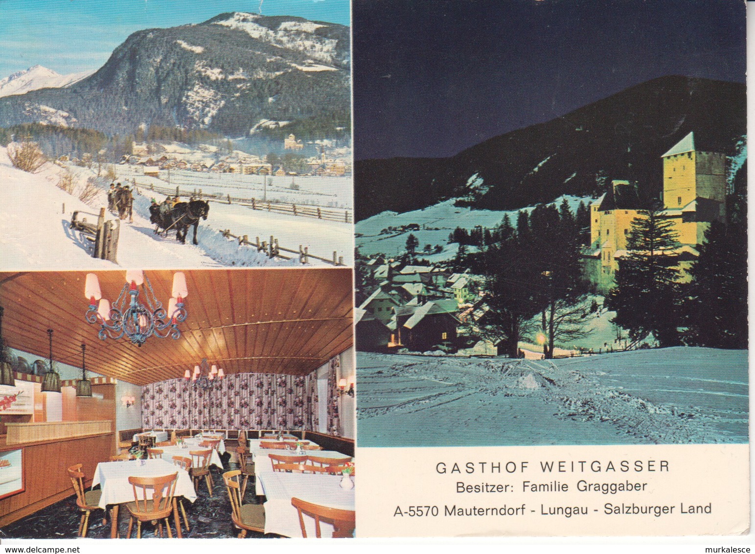 2194   AK--  GASTHOF  WEITGASSER - Mauterndorf