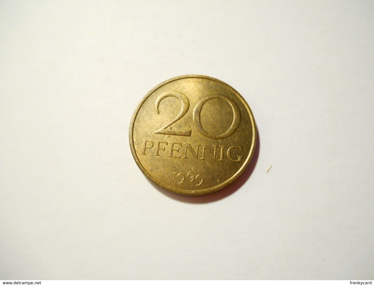 DDR 20 PFENNIG 1969 - 20 Pfennig