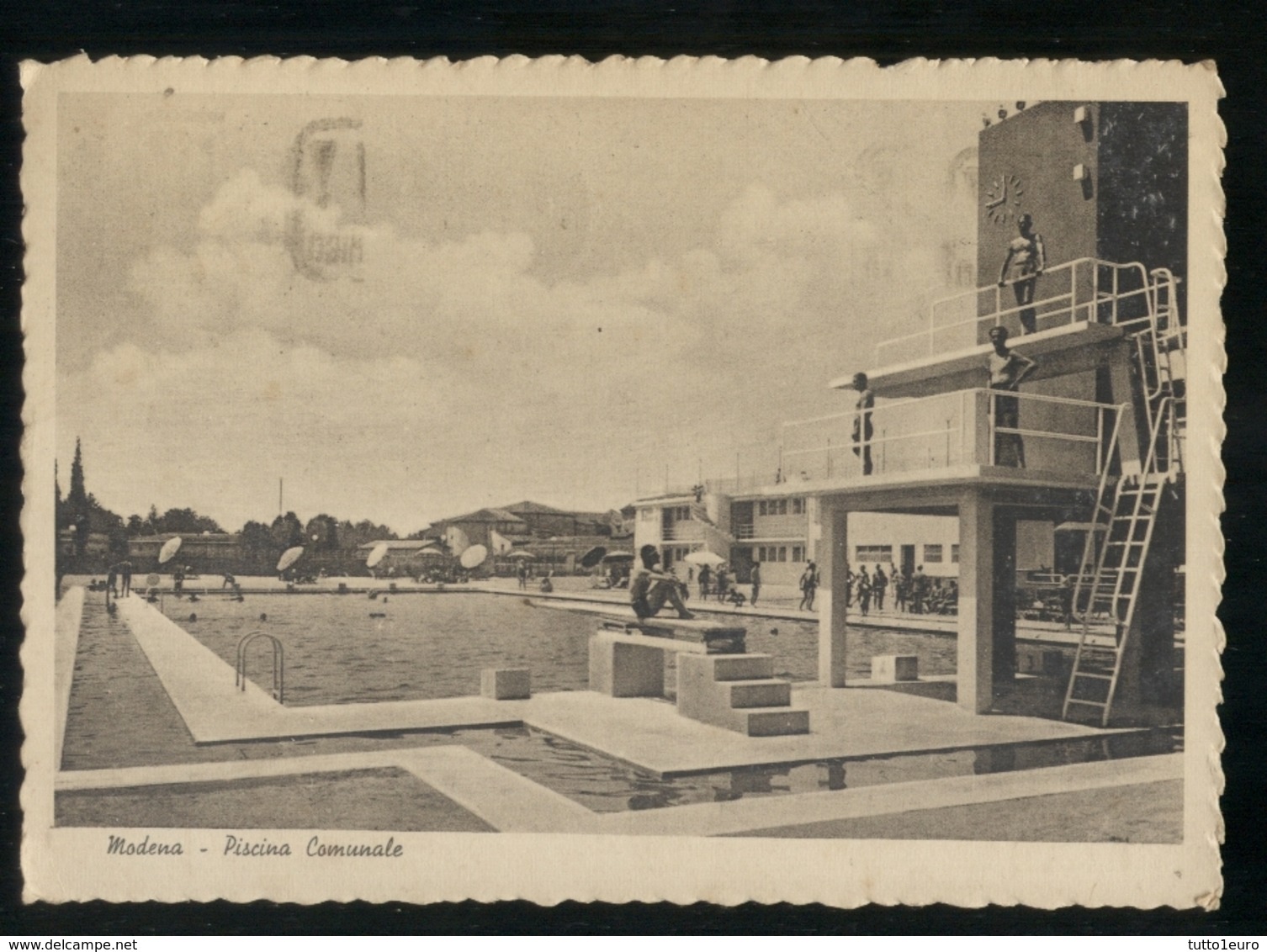 MODENA - 1941 - PISCINA COMUNALE. BELLA ANIMAZIONE - Modena