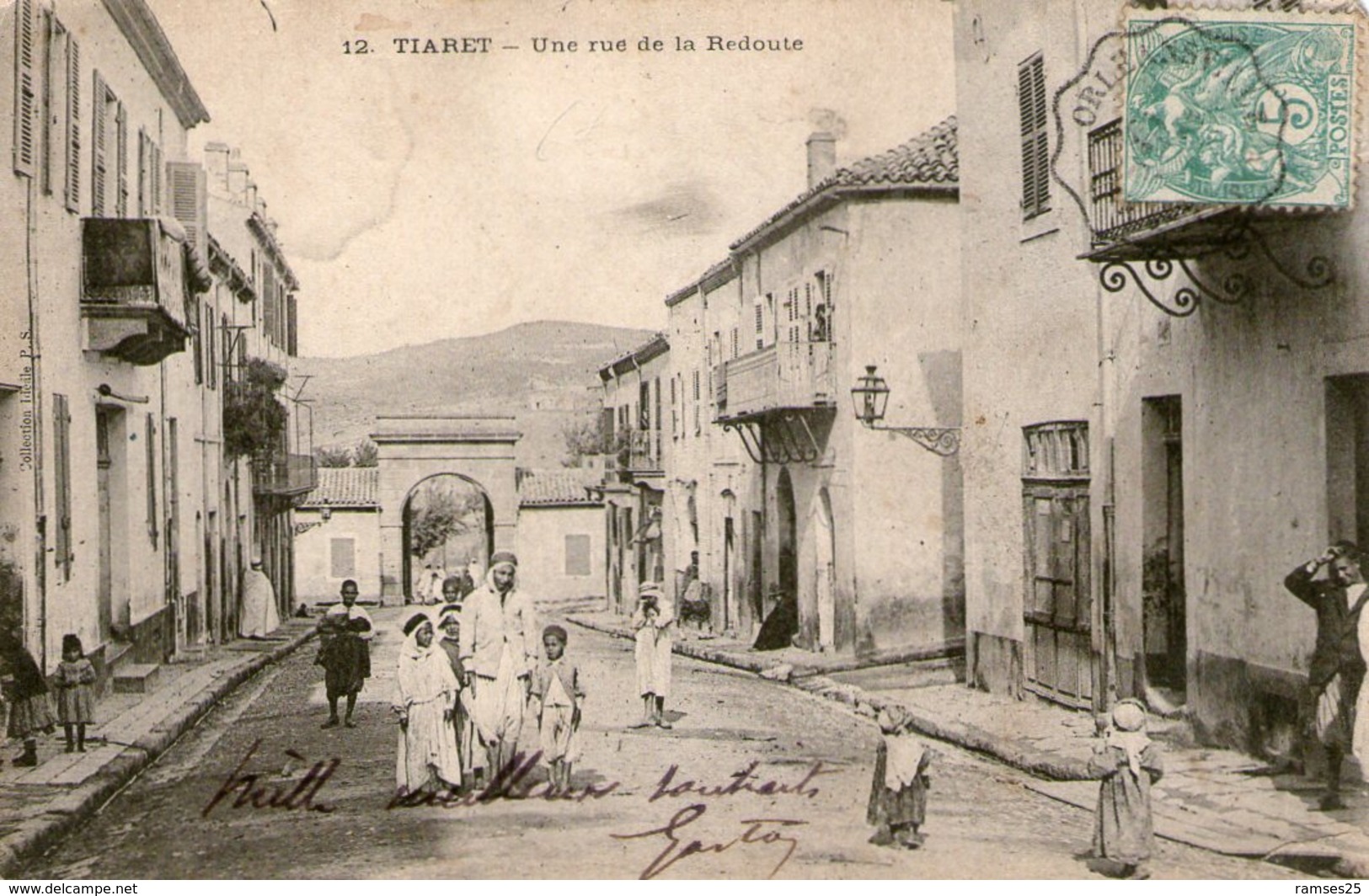 (65)  CPA  Tiaret Rue De La Redoute (bon Etat) - Tiaret