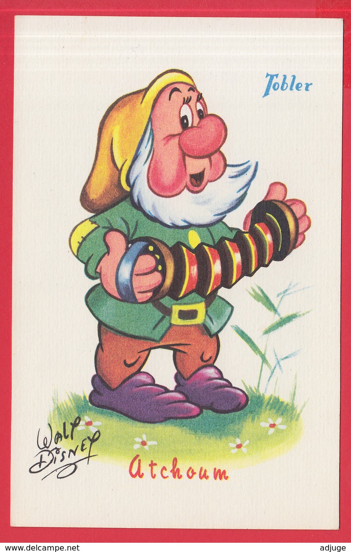 CPSM- WALT DISNEY - " ATCHOUM " - Chocolat TOBLER **SUP** - 2 SCANS - Disneyworld