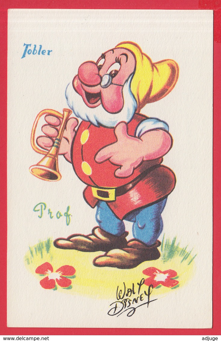 CPSM- WALT DISNEY - " PROF  " - Chocolat TOBLER **SUP** - 2 SCANS - Disneyworld