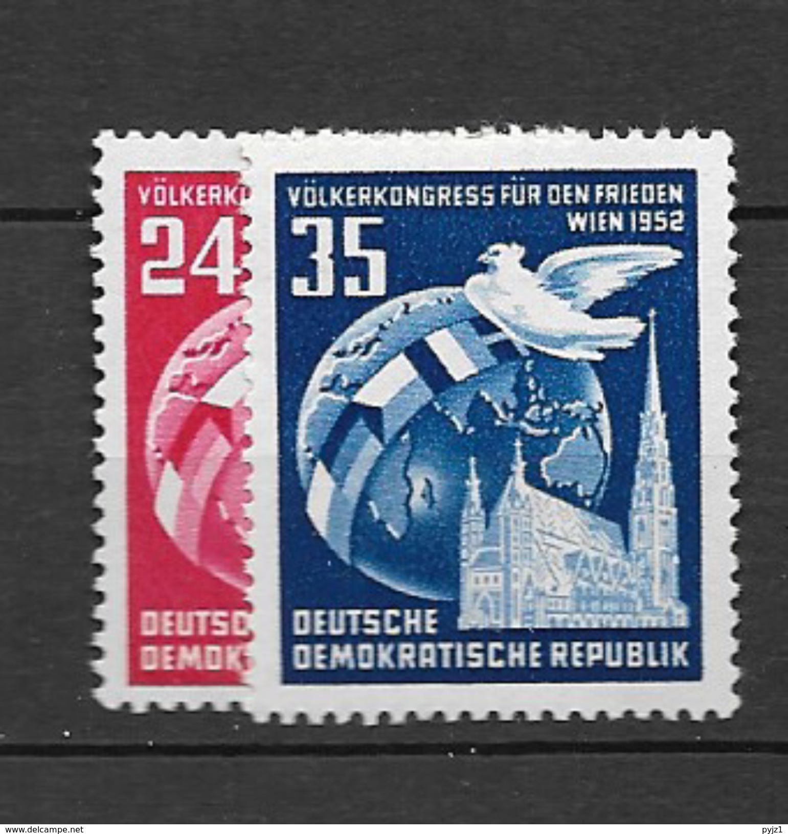 1952 MNH DDR - Neufs