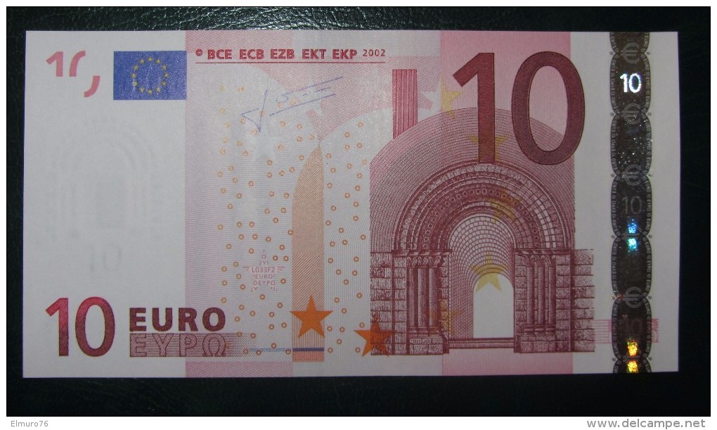 10 EURO L033F2 France Serie U Ch88 Perfect UNC - 10 Euro