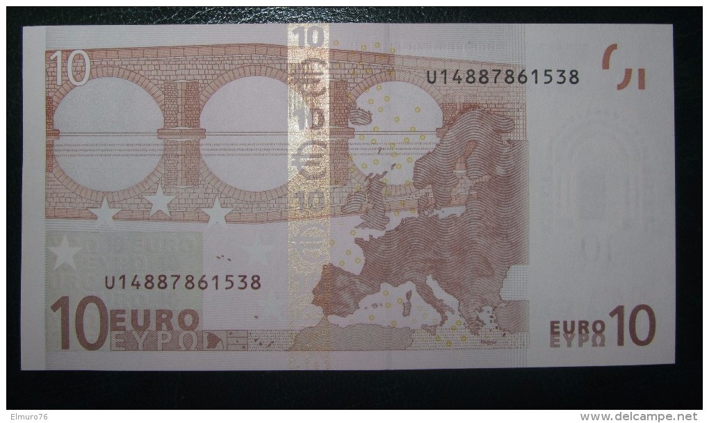 10 EURO L033F2 France Serie U Ch88 Perfect UNC - 10 Euro