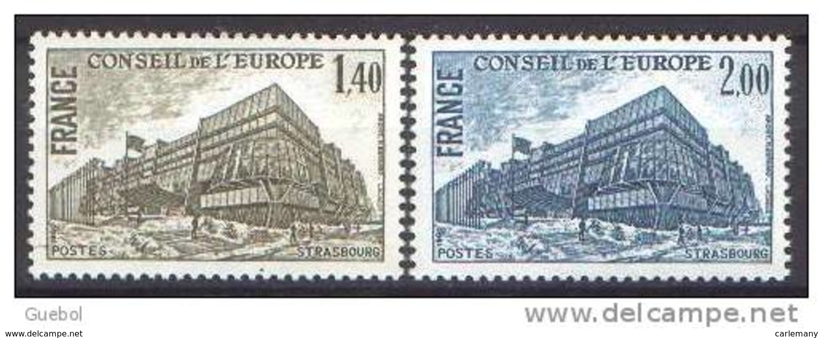 France 1980 CONSEIL EUROPA  2V - Neufs