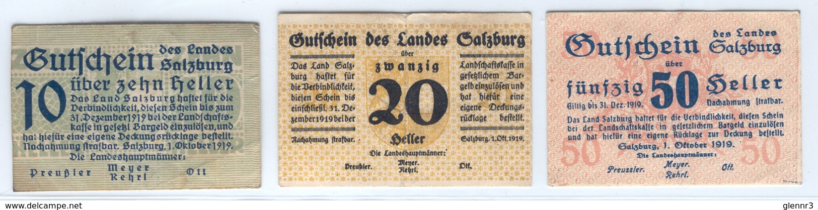 AUSTRIA NOTGELD 860 Salzburg - Austria