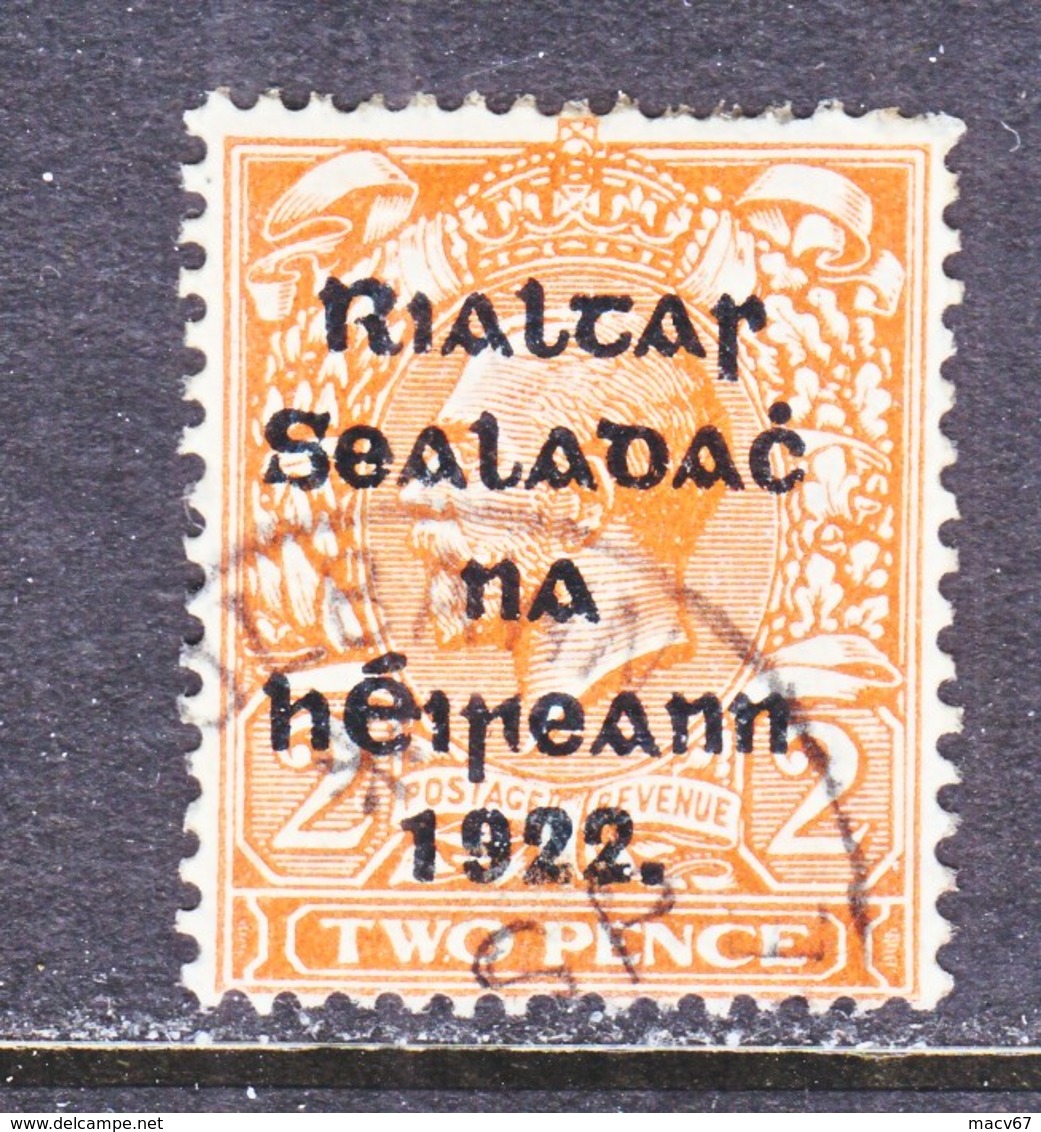 IRELAND  16  Type  II   (o)   Ovpt.  14 1/2 - 16   Feb. 1922 - Used Stamps