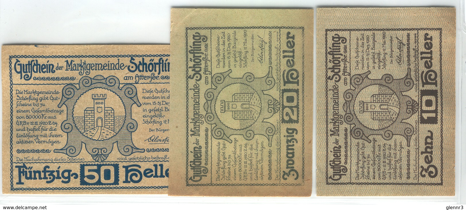 AUSTRIA NOTGELD 971 Schoerfling Am Attersee - Austria