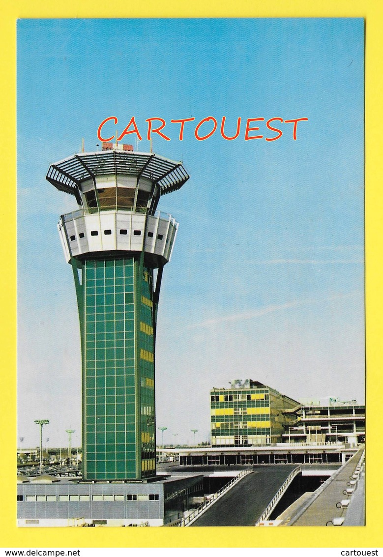 CPSM 75 PARIS ORLY AÉROPORT La Nouvelle Tour De Contrôle 1968 - Flugwesen